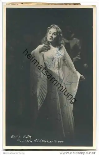 Erika Köth - Original-Autogramm - Deutsche Opernsängerin (Sopran)