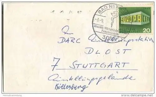 QSL - QTH - Funkkarte - DL1XK - Bad Nenndorf - 1969