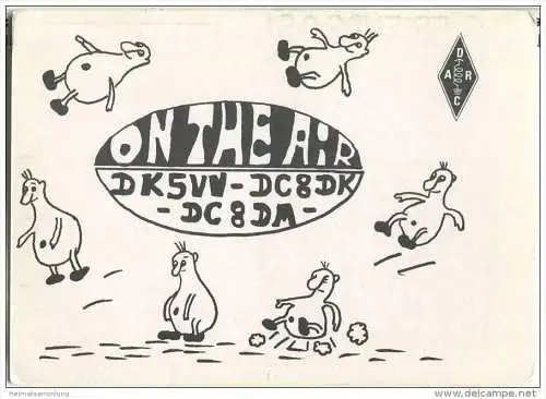 QSL - QTH - Funkkarte - DC8DM - Saarbrücken-Gersweiler - 1975