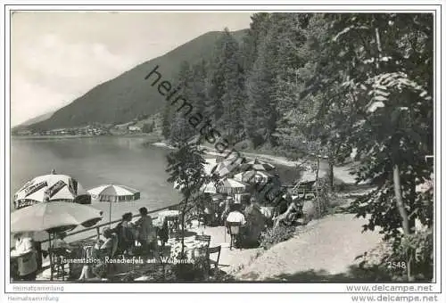 Jausenstation Ronacherfels am Weissensee - Foto-AK