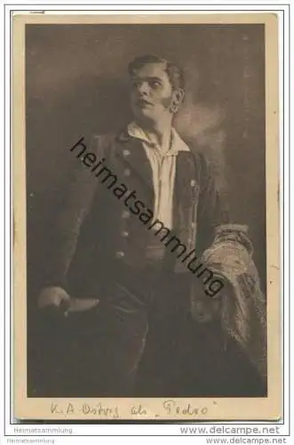 Karl Aagard Östvig als Pedro - norwegischer Opernsänger (Tenor)