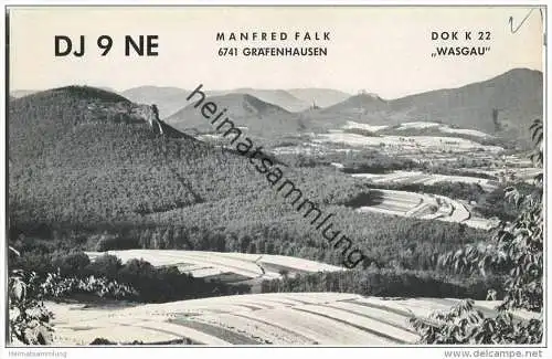 QSL - QTH - Funkkarte - DJ9HA - Gräfenhausen - Annweiler am Trifels - 1969