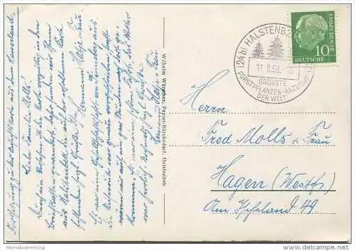 Halstenbek in Holstein - Poststrasse - Reitschule - Hauptstrasse - Friedensstrasse - AK-Grossformat