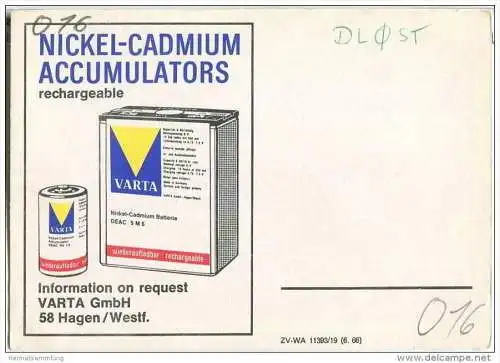 QSL - QTH - Funkkarte - DK1RV - Netphen - 1968