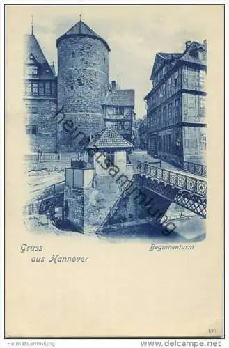 Gruss aus Hannover - Beguinenturm ca. 1900