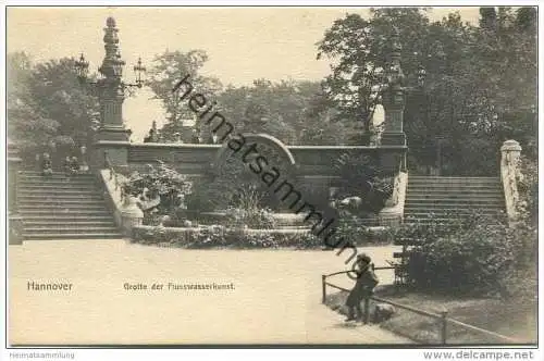 Hannover - Grotte der Flusswasserkunst ca. 1900