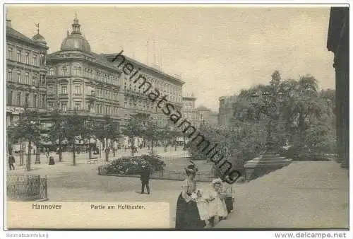 Hannover - Partie am Hoftheater ca. 1900