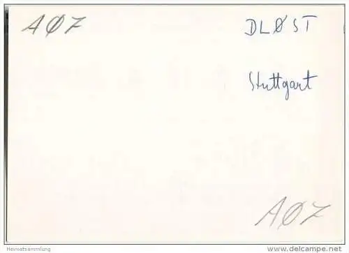 QSL - QTH - Funkkarte - DJ2IW - Karlsruhe - 1969