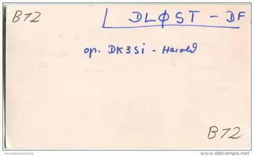 QSL - QTH - Funkkarte - DJ4YP - Regensburg - 1969