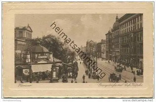 Hannover - Georgstrasse mit Cafe Kröpcke ca. 1910
