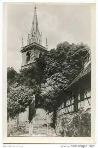 Bad Langensalza - Bergkirche 1953 - Foto-AK