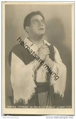 Fritz Fitzau als Pedro in Tiefland - Foto-AK