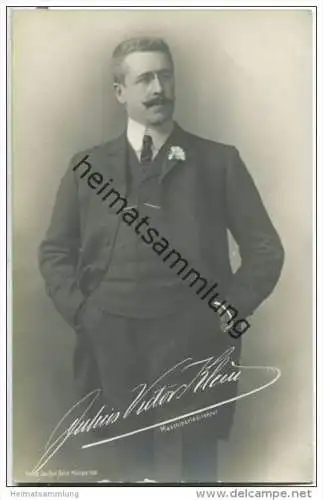 Julius Victor Klein - Maschineriedirektor der Münchener Hoftheater - Foto-AK