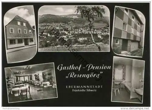 Ebermannstadt - Gasthof und Pension Resengörg - Foto-AK Grossformat ca. 1955