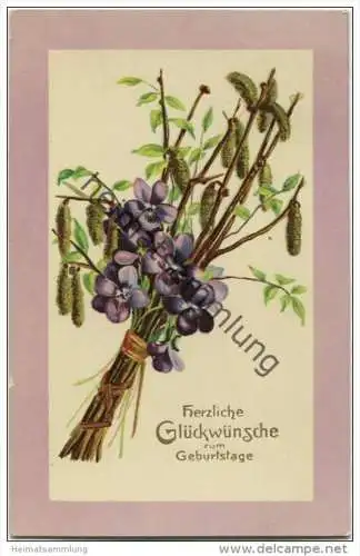 Geburtstag - Veilchen - Verlag H&amp;S