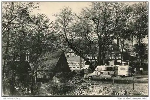 Frohnau im Erzgebirge - HO-Gaststätte Frohnauer Hammer - Foto-AK 1958