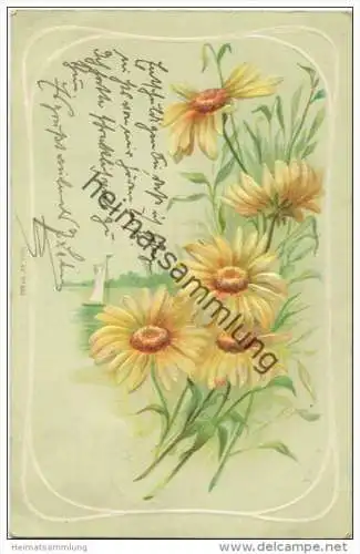 Blumen - Prägedruck - Serie XX No. 863