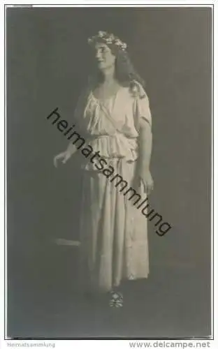 Nellie Merz - deutsche Opernsängerin (Sopran) - Foto-AK