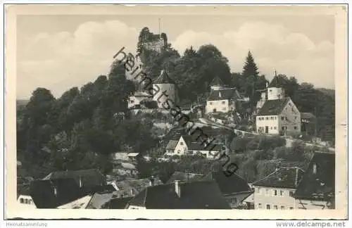 Pappenheim - Burg von Osten - Foto-AK