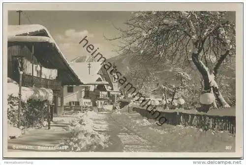Garmisch - Sonnenstrasse - Foto-AK