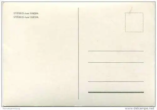 Stribro - Hotel Europa - Foto-AK Grossformat