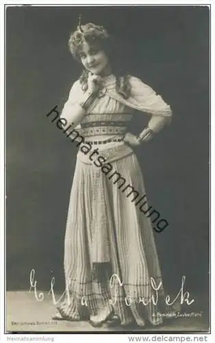 Ella Tordek als Pamina in Zauberflöte - Deutsche Opernsängerin (Sopran) - Foto-AK