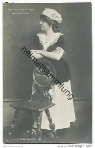 Charlotte Kuhn-Brunner in Zar und Zimmermann - deutsche Opernsängerin (Sopran) - Foto-AK