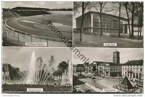 Karlsruhe - Wildpark-Stadion - Tulla Bad - Wasserspiele - Marktplatz