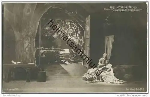 Die Walküre - Siegmund Winterstürme ... - Foto-AK