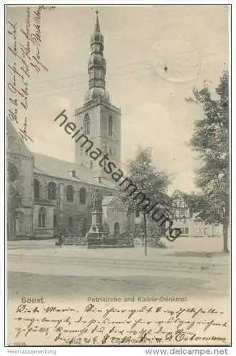 Soest - Petrikirche - Kaiser Denkmal