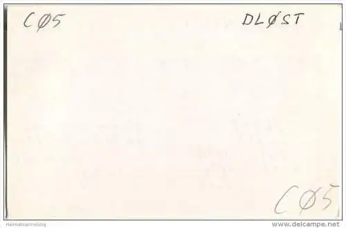 QSL - QTH - Funkkarte - DK3FO - Koesching - 1969