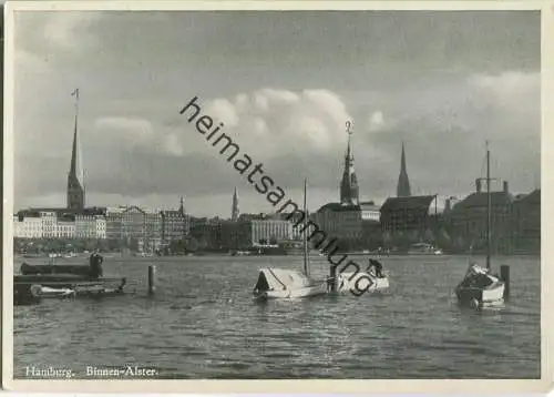 Hamburg - Binnen-Alster - Verlag W. F. Nr. 744