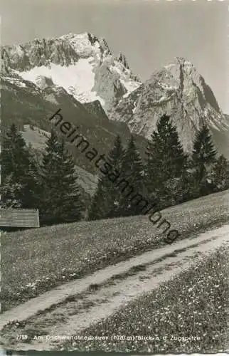 Gschwandtnerbauer - Foto-Ansichtskarte - Verlag Photo Beckert Garmisch-Partenkirchen
