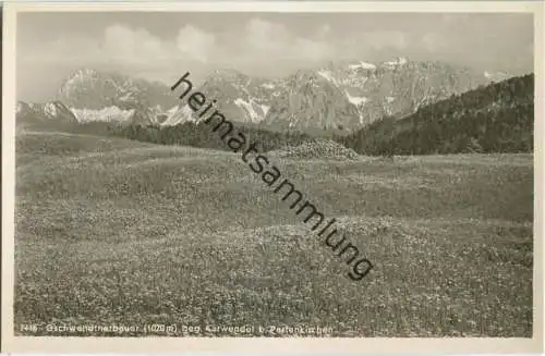 Gschwandtnerbauer - Karwendel - FFoto-Ansichtskarte - Verlag Photo Beckert Garmisch-Partenkirchen