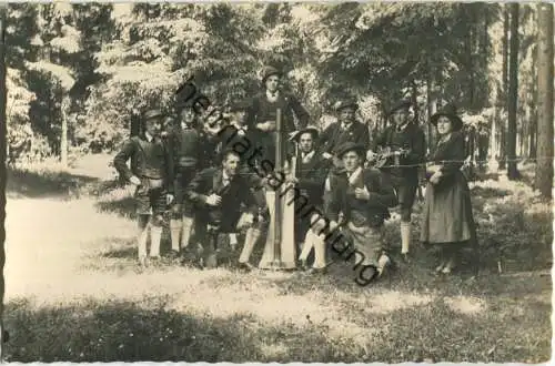 Kirchbichl - Gesangverein - Plattlerhütte 1932 - Plattenbühel - Foto-AK - Volkstrachten-Erhaltungs-Verein Kirchbichl