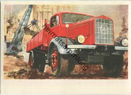 Mercedes-Benz - Typ L 5000 - Feuerwehr - signiert - Älteste Automobilfabrik der Welt - Nr. V 50/30 11 / 7