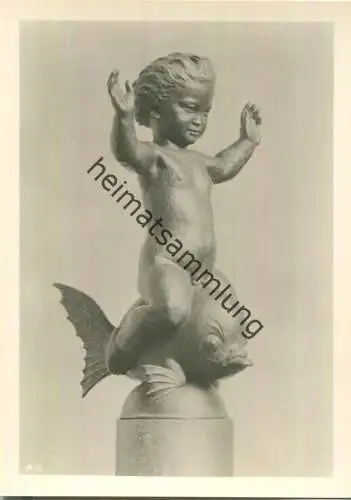 Prof. Hans Schwegerle - Brunnenfigur - Foto-Ansichtskarte - Verlag Fotostöckel Hannover