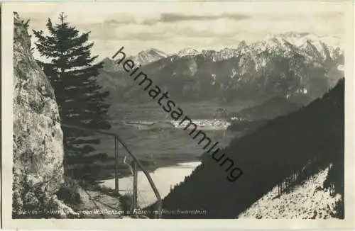 Füssen - Falkenstein - Weißensee - Foto-Ansichtskarte - Verlag A. Tanner Nesselwang