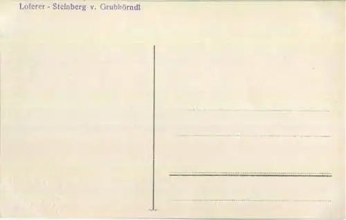 Loferer Steinberg - Foto-Ansichtskarte - Verlag Josef Schmidt Lofer