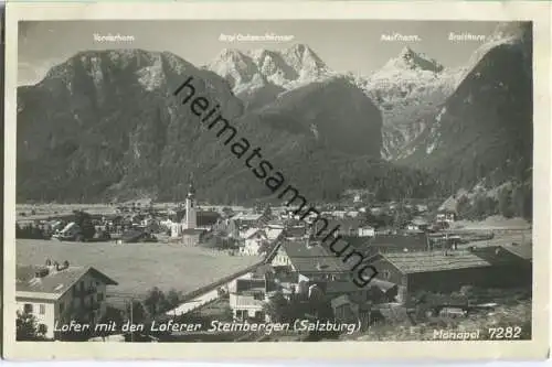Lofer - Steinberge - Foto-Ansichtskarte - Verlag Schöllhorn Innsbruck