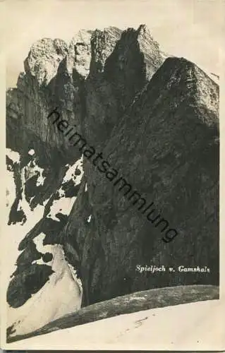 Sonnwendgebirge - Spieljoch - Foto-Ansichtskarte - Verlag Alpenland München