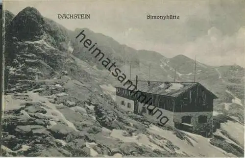 Dachstein - Simonyhütte - Verlag F. E. Brandt Gmunden