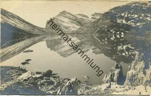 Gemmipass - Daubensee mit Daubenhorn - Verlag E. Gyger Adelboden