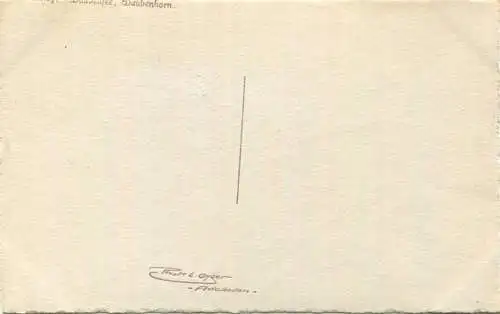 Gemmipass - Daubensee mit Daubenhorn - Verlag E. Gyger Adelboden