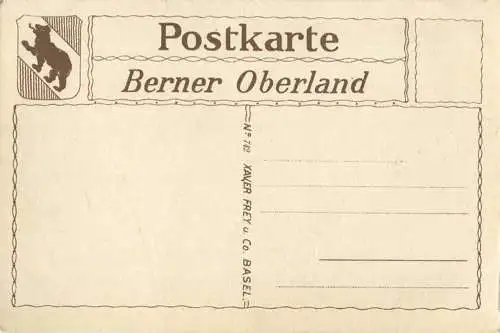 Blümlisalp - Postkarte Berner Oberland N°742 - Verlag Xaver Frey u. Co. Basel
