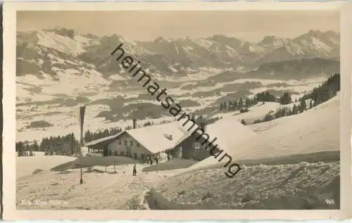 Eck Alpe - Sonthofen - Foto-Ansichtskarte