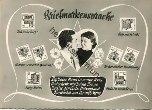 Briefmarken-Sprache - Foto-AK Grossformat - Verlag Amag 9027/6