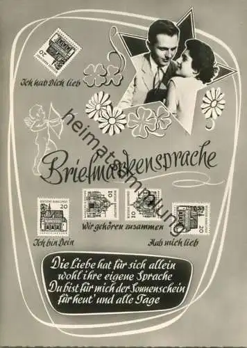 Briefmarken-Sprache - Foto-AK Grossformat - Verlag Amag 9027/12