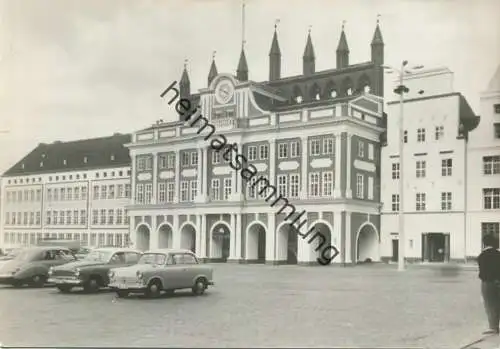 Rostock - Rathaus - Foto-AK Grossformat - Verlag H. Sander Berlin
