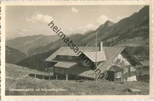 Schwarzwasserhütte - Walmerdingerhorn - Foto-Ansichtskarte